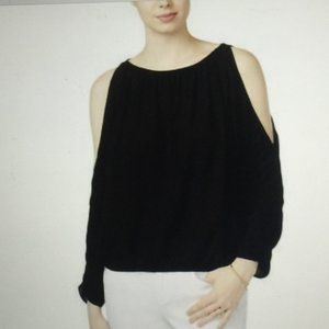 Rachel Pally Alder Top Cold Shoulder Black XS